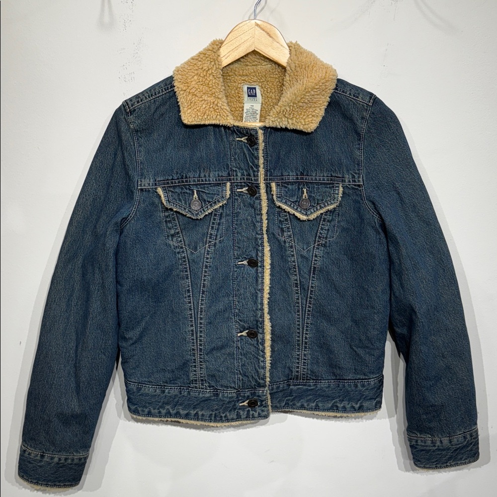 GAP Sherpa Lined Denim Jacket